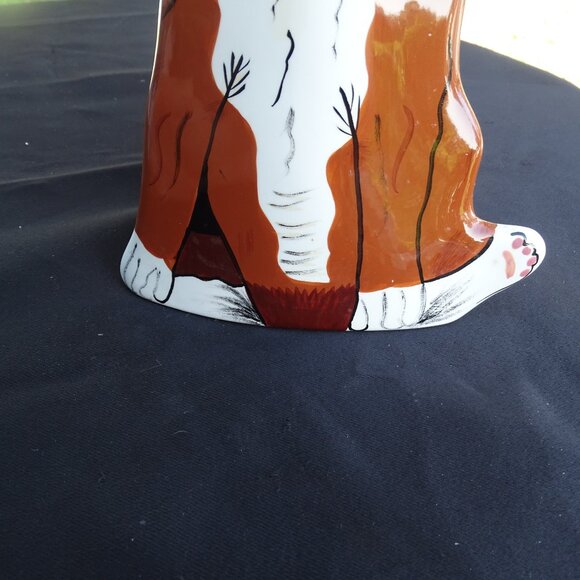 Dogs By Nina Lyman Boxer Vase Puppy Ceramic - Picture 4 of 7